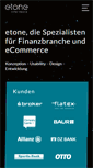 Mobile Screenshot of etone.de